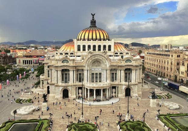 Palacio de Bellas Artes, en el centro de la Ciudad de México.