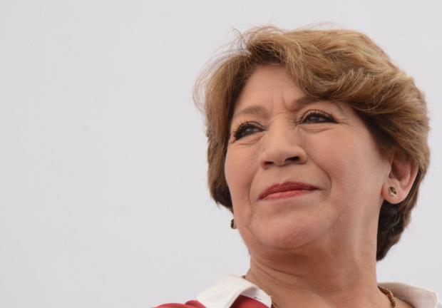 Delfina Gómez, candidata a la gubernatura del Estado de México.