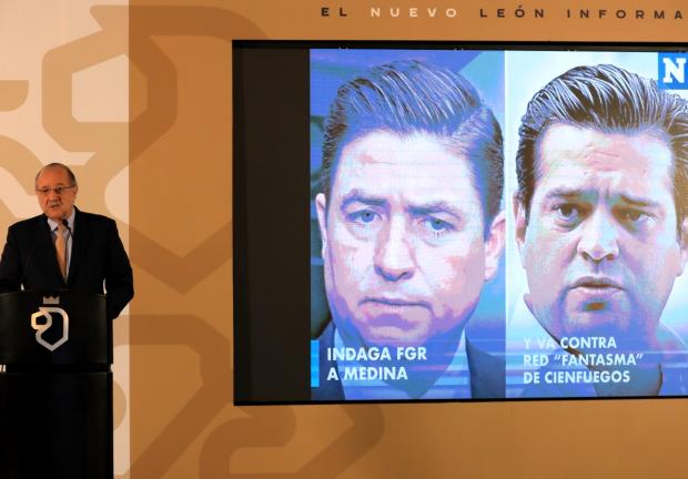 El secretario general de Gobierno, Javier Navarro Velasco, informó que el gobierno de Nuevo León colaborará con la Fiscalía General de la República en la investigación que se le sigue a Francisco Cienfuegos.