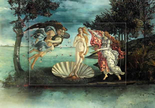 El nacimiento de Venus es un cuadro realizado por el pintor renacentista Sandro Botticelli.