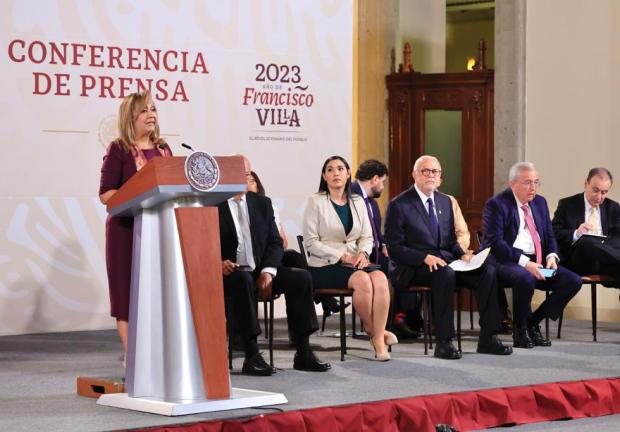 La gobernadora de Tlaxcala destaca que con el IMSS-Bienestar en menos de dos años, Tlaxcala ha logrado avanzar más en el sector salud que en muchas décadas.