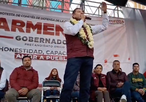 Alejandro Armenta busca ser el siguiente gobernador de Puebla.