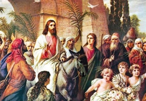 El Domingo de Ramos marca la entrada de Jesús a Jerusalén.