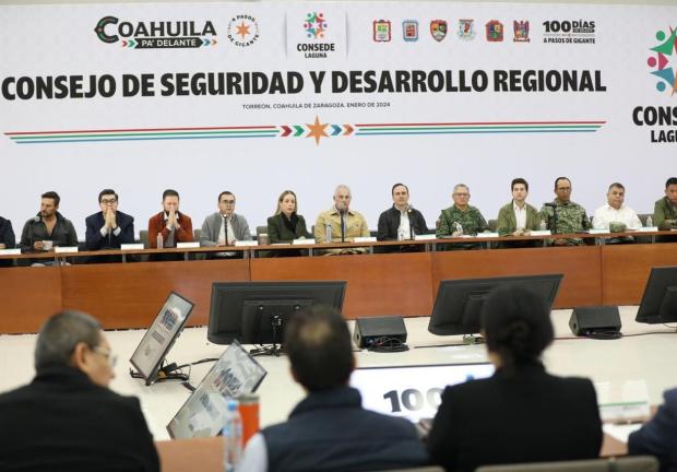 Instalación del Consejo de Seguridad y Desarrollo Regional de la Laguna