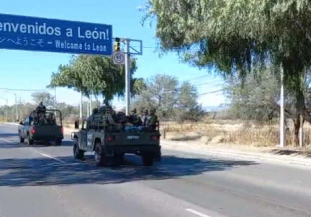“Fuerza de Tarea Conjunta México” de la SEDENA a los municipios de León, Irapuato y Celaya,