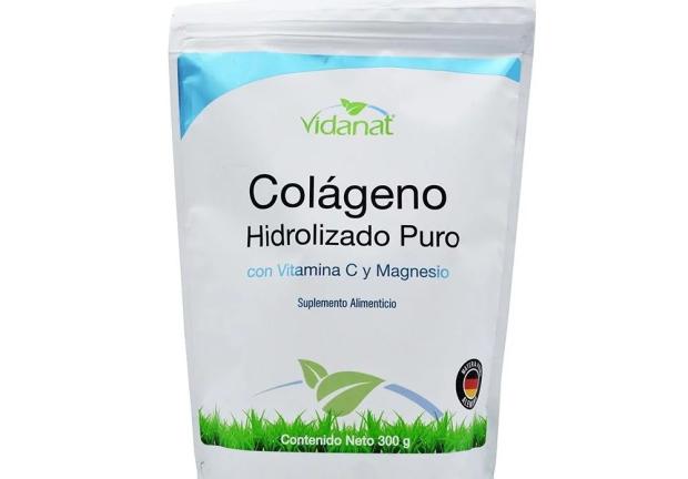 Uno de los productos de colágeno mejores evaluados es el de Vidanat, que posee 19. 8 gramos por porción.