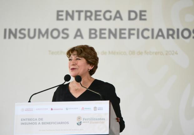 Gobernadora de EdoMex Delfina Gómez Álvarez