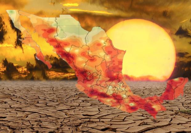 Se pronostican cinco olas de calor para este 2024 en México.