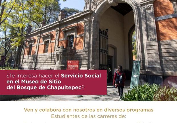 Estudiantes de estas carreras pueden hacer su servicio social en el Bosque de Chapultepec.