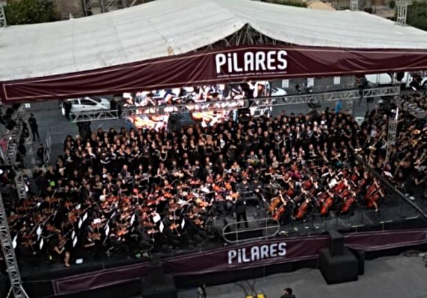 “Orquesta Monumental Pilares”, en el Zócalo de la Ciudad de México