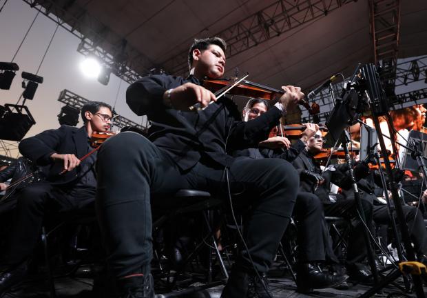 “Orquesta Monumental Pilares”, en el Zócalo de la Ciudad de México