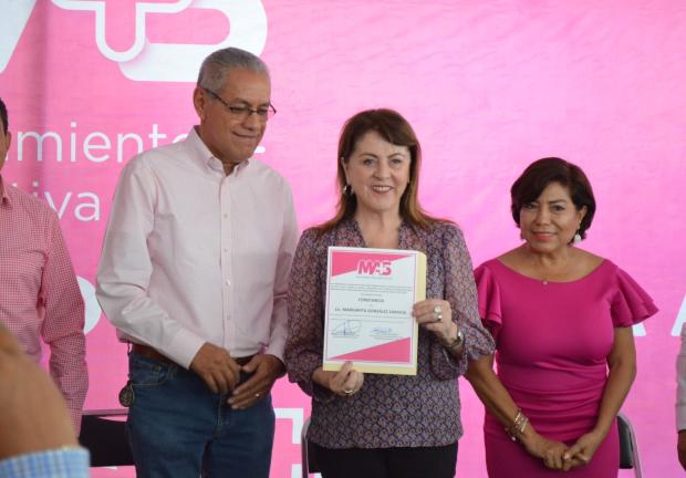 Movimiento Alternativa Social da constancia a Margarita González Saravia como candidata a gubernatura de Morelos