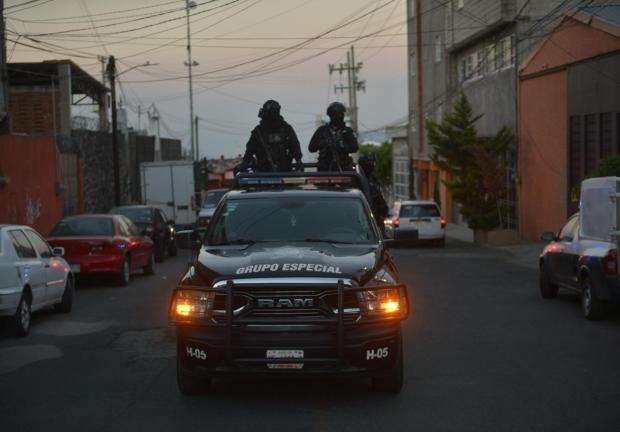 Autoridades del municipio participaron en el operativo de seguridad.