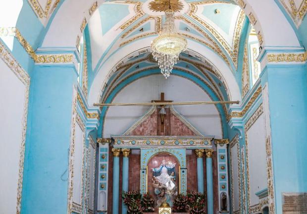 La Gobernadora Delfina Gómez y las titulares de Cultura estatal y federal recorren las obras de reparación de templo religiosos en Joquicingo y Ocuilan