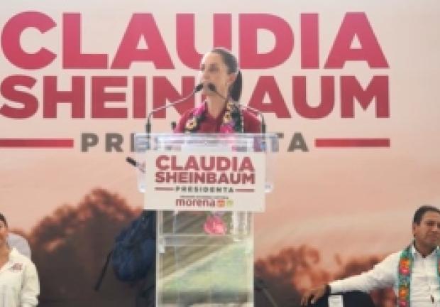 Claudia Sheinbaum desde Chiapas.