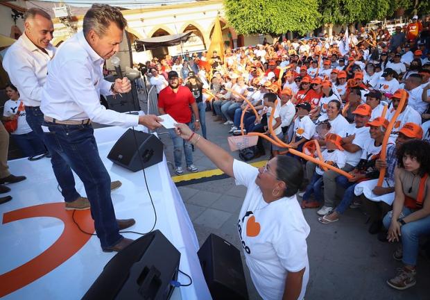 El Candidato a la Gubernatura de Jalisco por Movimiento Ciudadano realizó una gira de trabajo por este municipio del sur del estado.