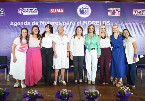Cinco colectivos feministas que apoyan a la Dra. Sheinbaum le propusieron a la candidata a Gobernadora impulsar una Agenda Feminista de “5 de 5 por las mujeres y niñas de Morelos”.