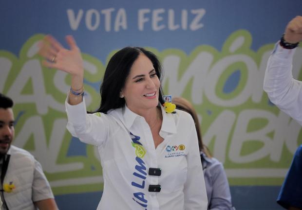 Lía Limón pide a los jóvenes salir a votar y definir la elección a favor de la alianza PAN, PRI, PRD