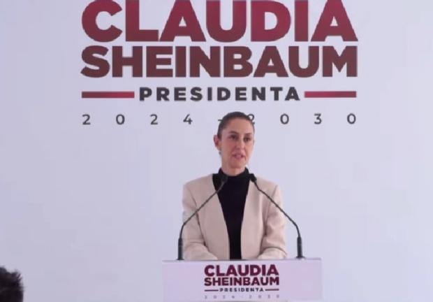 Claudia Sheinbaum, virtual presidenta electa en conferencia de prensa