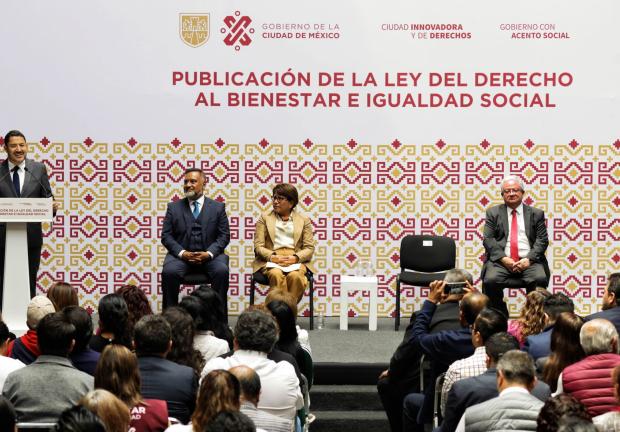 Martí Batres anunció la publicación de la nueva Ley en la Gaceta Oficial del Gobierno de la Ciudad de México.