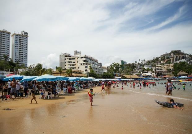 Playas y zonas turísticas de Guerrero registraron un 83 por ciento de ocupación hotelera.