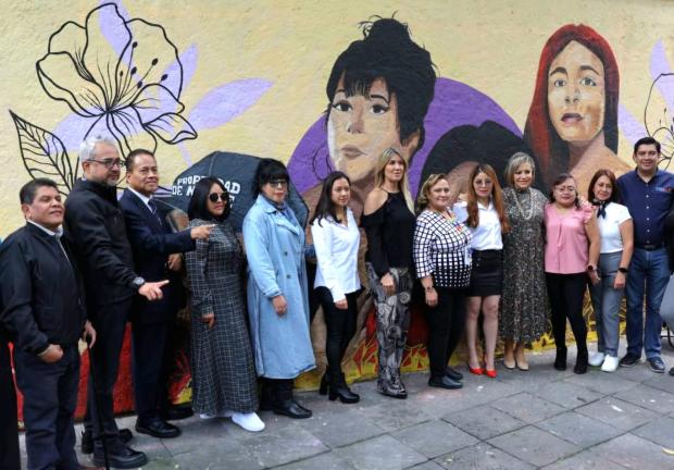 Coyoacán reinauguró el mural “Por los Derechos Humanos, la Inclusión e Igualdad Sustantiva”.