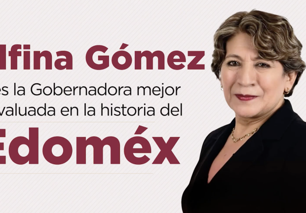 Delfina Gómez se consolida como la mejor gobernadora mejor calificada en la historia del Edomex, según sondeo