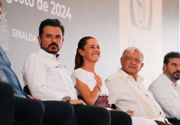 Claudia Sheinbaum encabezó, junto al Presidente López Obrador, la inauguración del Hospital IMSS-Bienestar ″Dr. Bernardo J. Gastélum″.