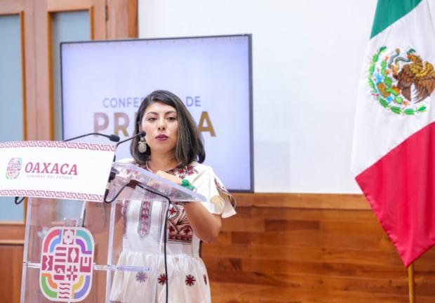 Anahí Sarmiento Pérez, titular de la Secretaría de las Mujeres del Estado de Oaxaca.