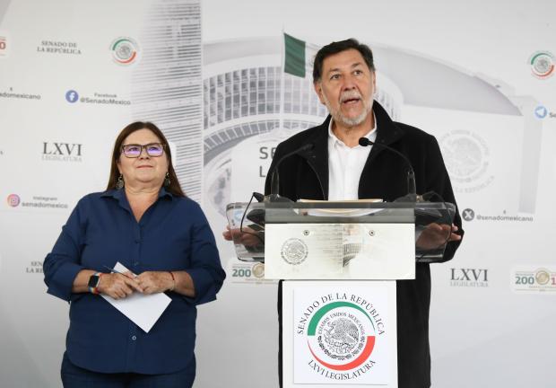 Fernández Noroña definió este miércoles  la ruta para desahogar la reforma judicial.