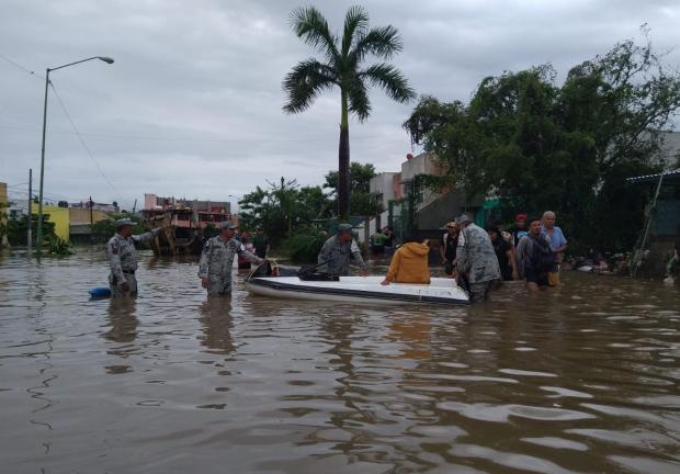 Labores del Ejército en Guerrero.