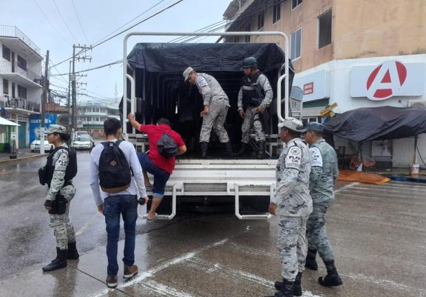 Labores del Ejército en Guerrero.