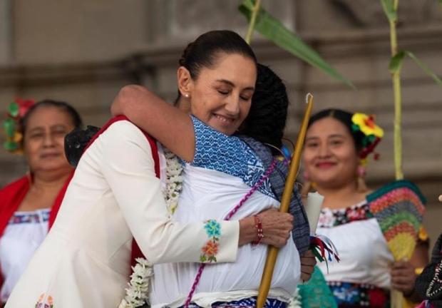 El 1 de octubre Claudia Sheinbaum recibió el bastón de mando.