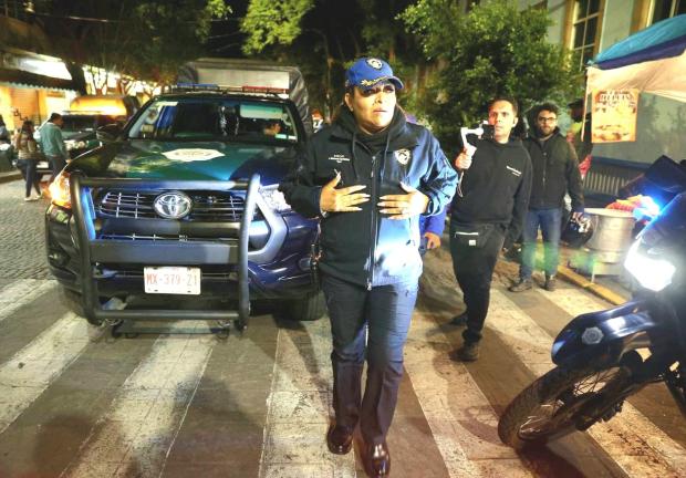 Así fue el operativo en Coyoacán.