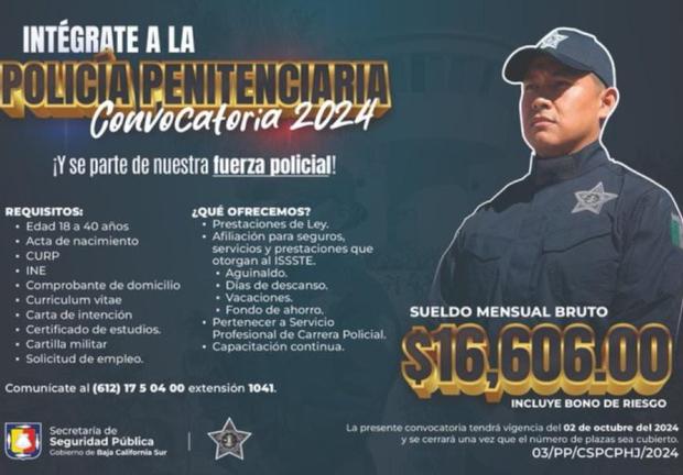 Imagen de reclutamiento de la Secretaría de Seguridad Pública.