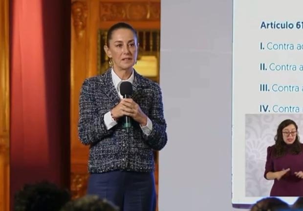 Mensaje de Claudia Sheinbaum en la Mañanera del Pueblo.