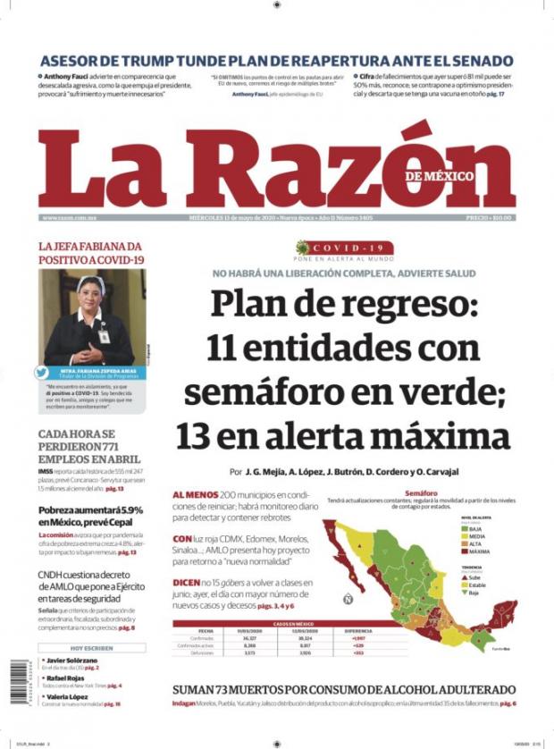 Versión Impresa, 12 de Mayo de 2020