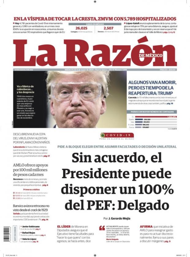 Versión Impresa, 06 de Mayo de 2020