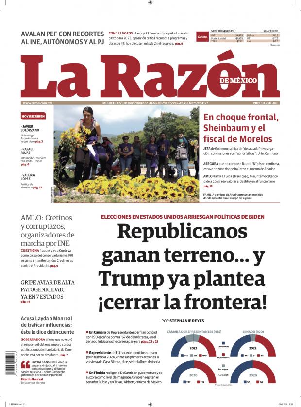 Versión Impresa, 09 noviembre 2022