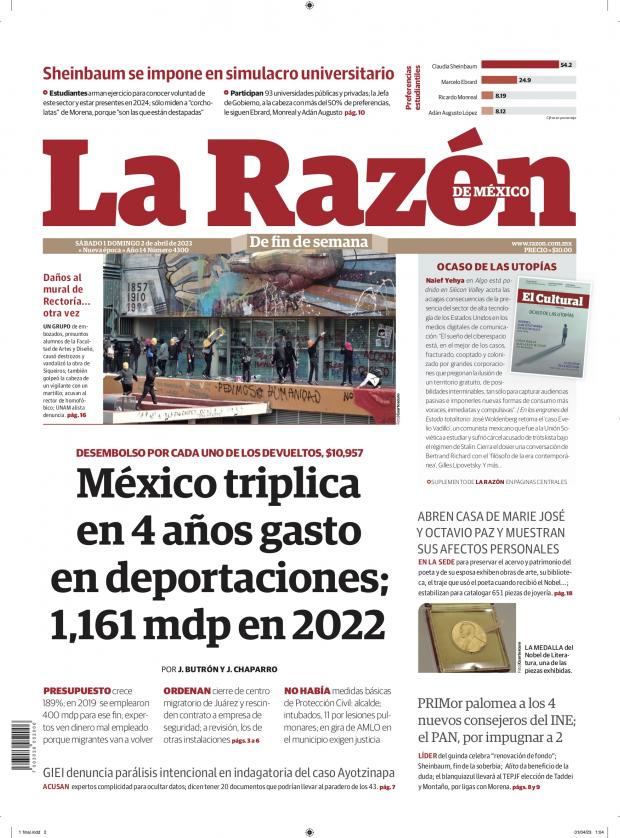 Versión impresa, 01 abril 2023