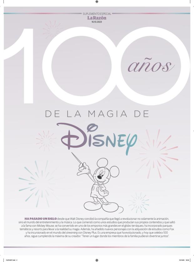 100 años de la magia de Disney