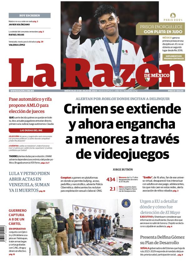 Versión Impresa, 31 julio 2024