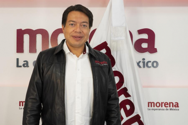 Mario Delgado, líder nacional de Morena, recibió, ayer, a representantes de este rotativo en sus oficinas en Ejército Nacional.