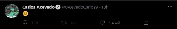 Carlos Acevedo molesto por la convocatoria al Juego de Estrellas