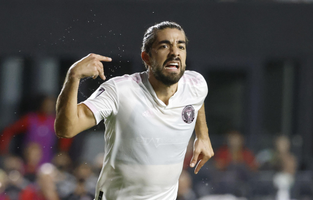 Rodolfo Pizarro celebra un gol con el Inter de Miami