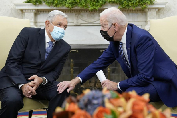 López Obrador también conversó con Joe Biden, ayer, en la Casa Blanca.