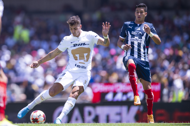 Una acción del Pumas vs Monterrey, de la jornada 14 del Clausura 2022 de la Liga MX