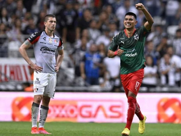 Monterrey se impuso 2-0 al Atlas en la Fecha 15 del pasado Torneo Apertura 2022.