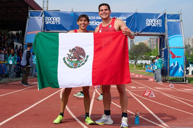Emiliano Hernández y Duilio Carrillo ganaron oro en los Juegos Panamericanos 2023 en la prueba de relevos varonil en pentatlón moderno.