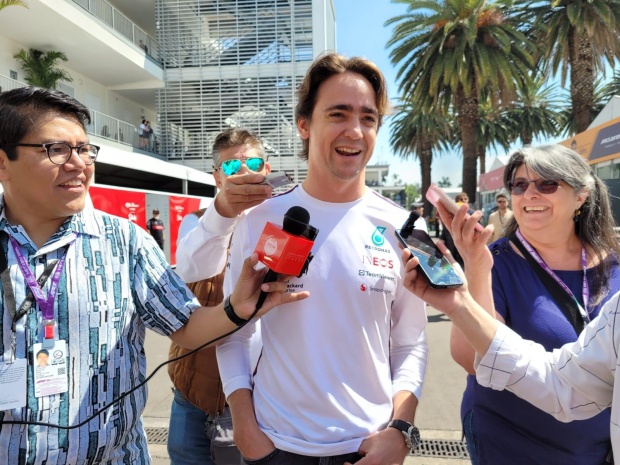 El piloto Esteban Gutiérrez en el Gran Premio de México 2023 de F1.